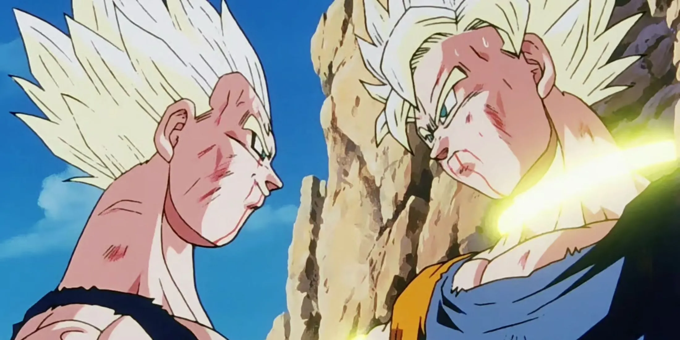 Vegeta nói chuyện với Goku về việc để Babidi kiểm soát trong Dragon Ball Z