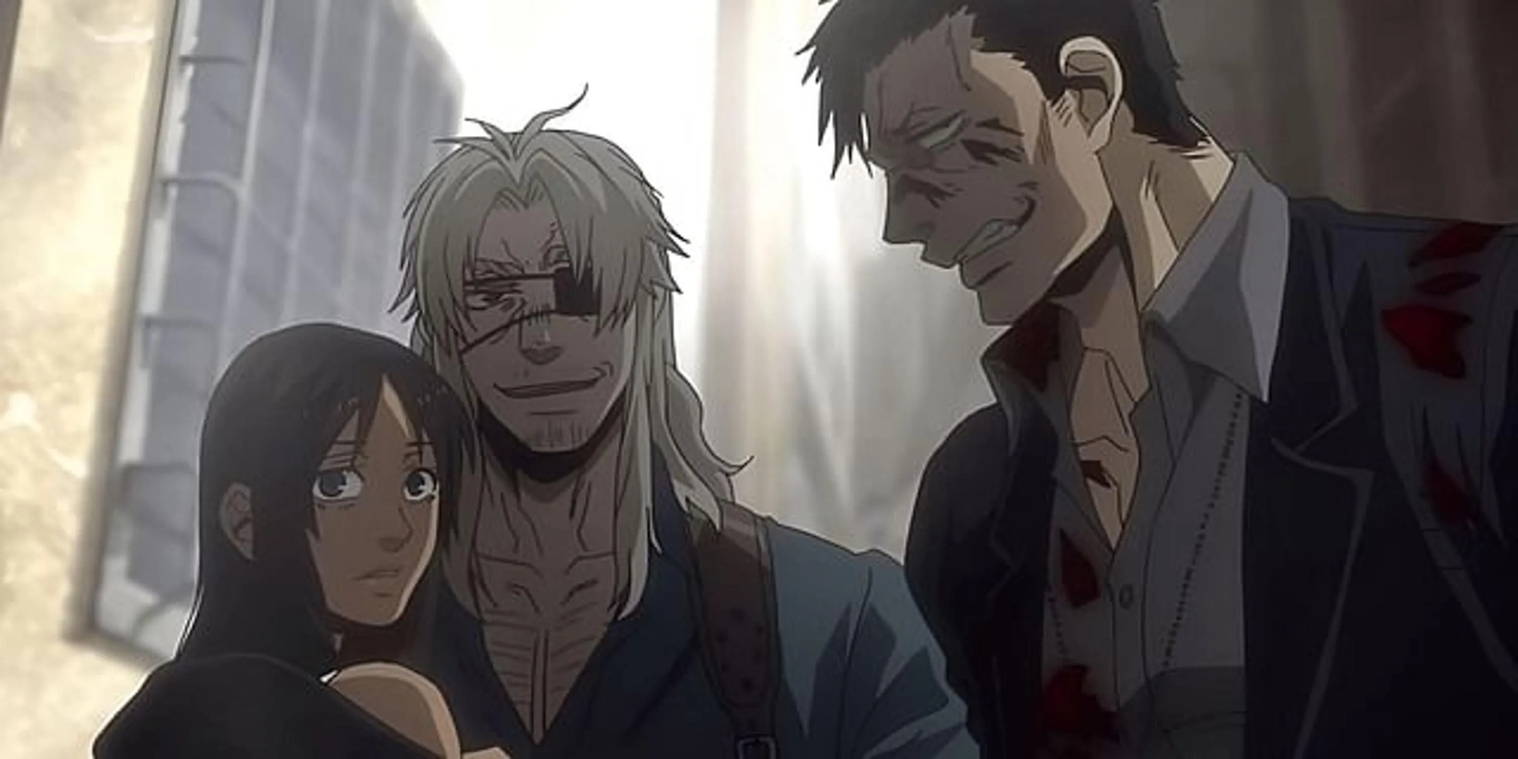 Worick và Nicolas, hai 'handymen' trong anime Gangsta.