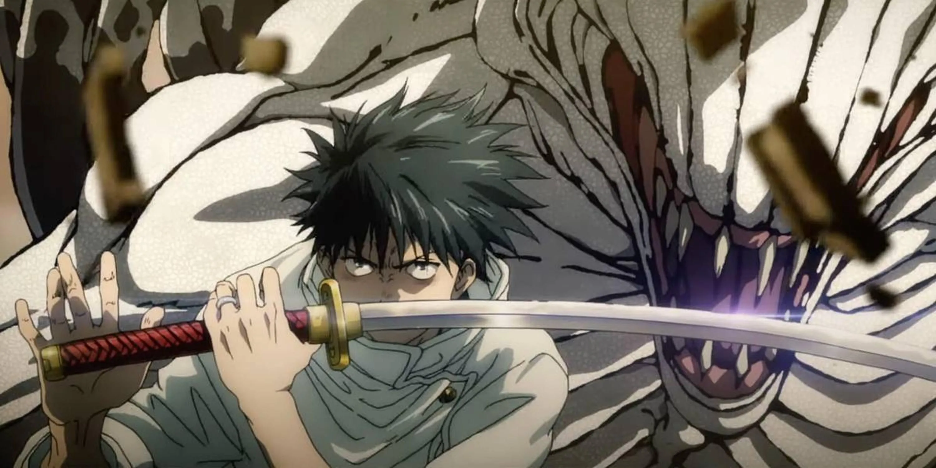 Yuta Okkotsu và lời nguyền Rika Orimoto trong Jujutsu Kaisen 0