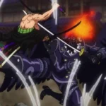 Zoro sử dụng Haki Bá Vương đối đầu với King trong trận chiến đỉnh cao tại Wano