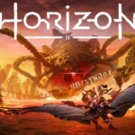 Aloy đối mặt với những cỗ máy khổng lồ trong thế giới hậu tận thế của Horizon, tượng trưng cho những thử thách cuối cùng mà cô phải vượt qua trong Horizon 3.