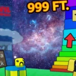 Các nhân vật Roblox với cổ dài trong Every Second Your Neck Grows đang thể hiện sức mạnh của code