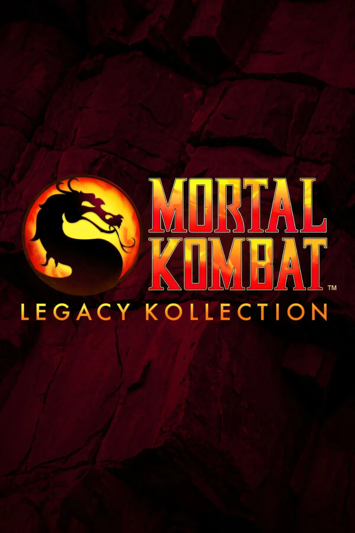 Ảnh bìa chính thức của Mortal Kombat Legacy Kollection, tái hiện biểu tượng của series game đối kháng huyền thoại.