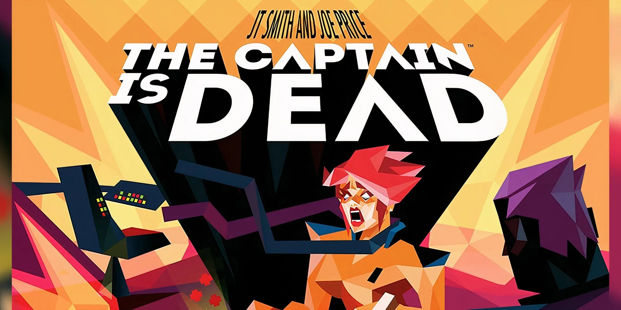 Bìa hộp game The Captain Is Dead với hình ảnh phi hành đoàn đang đối mặt hiểm nguy trên con tàu vũ trụ, tượng trưng cho lối chơi hợp tác sinh tồn.