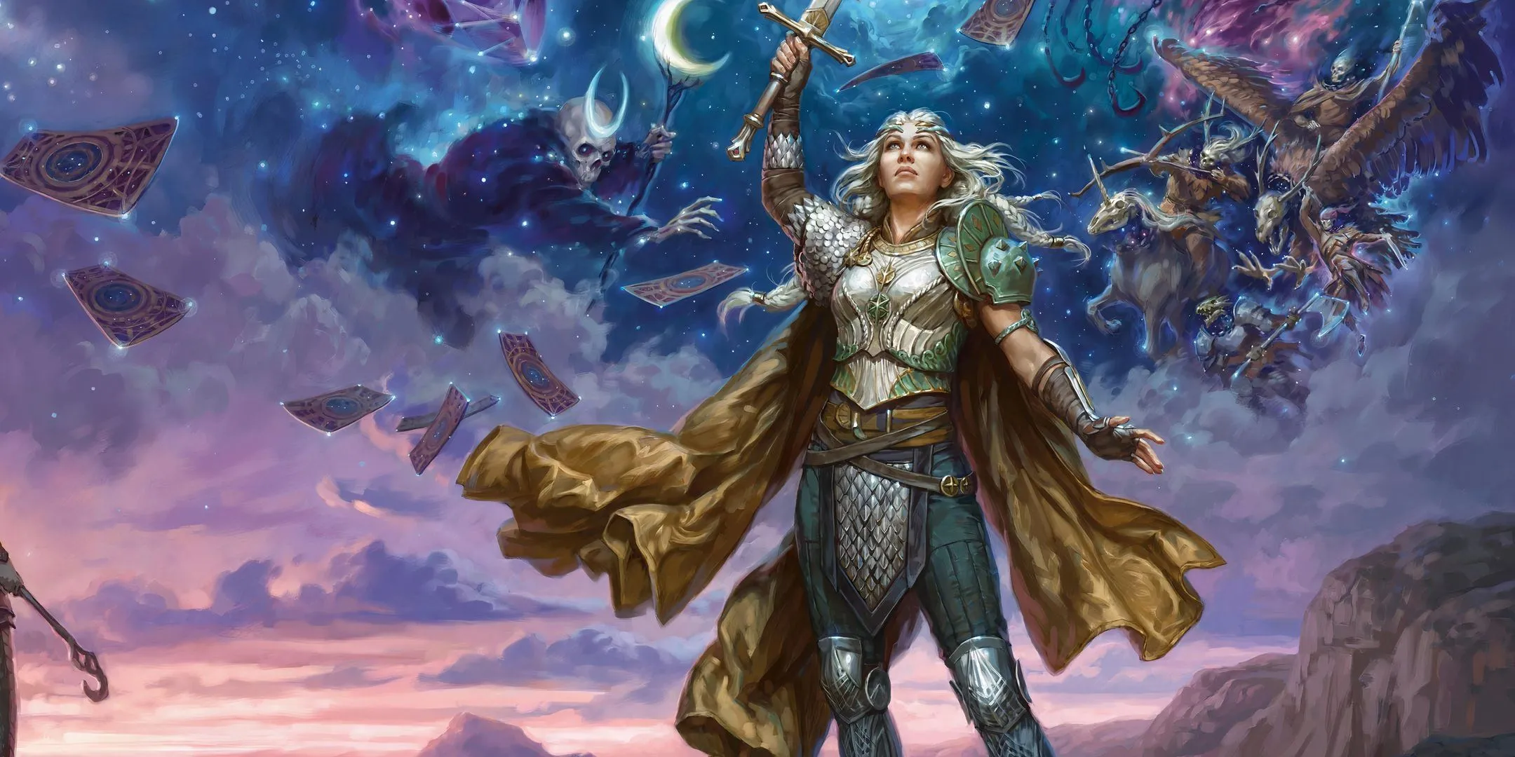 Bìa minh họa cho cuốn &quot;Book of Many Things&quot; của Dungeons &amp; Dragons, nhắc nhở rằng ngay cả trong những điều quen thuộc, chúng ta vẫn có thể tìm thấy sự độc đáo và những trope kinh điển.