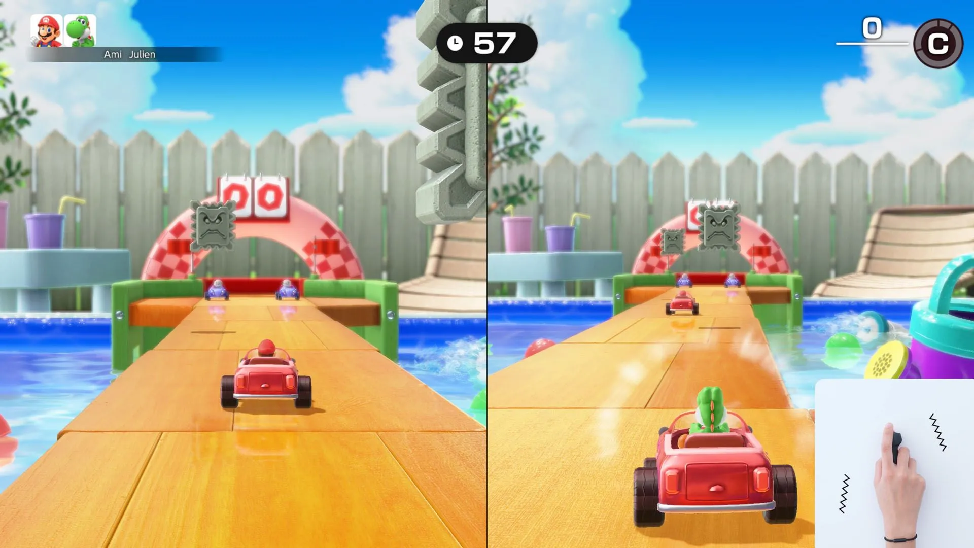 Gia đình và bạn bè cùng nhau tận hưởng không khí sôi động của Super Mario Party Jamboree trên Nintendo Switch 2