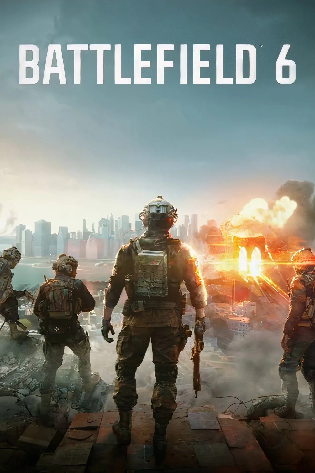 Hình ảnh logo và biểu tượng chính thức của Battlefield 6, thể hiện sự trở lại bối cảnh chiến tranh hiện đại