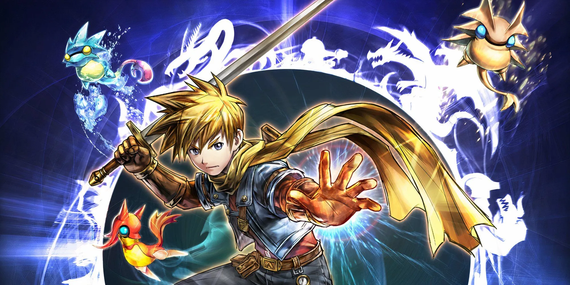 Hình ảnh minh họa các nhân vật trong game Golden Sun: Dark Dawn, một tựa game nhập vai nổi tiếng trên hệ máy GBA