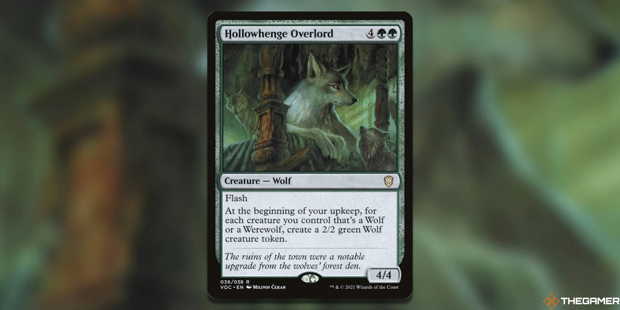 Hollowhenge Overlord, bá chủ giúp nhân đôi số lượng sinh vật Sói trên chiến trường MTG.