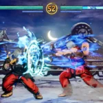 Ken thi triển Hadouken trong Fatal Fury City of the Wolves