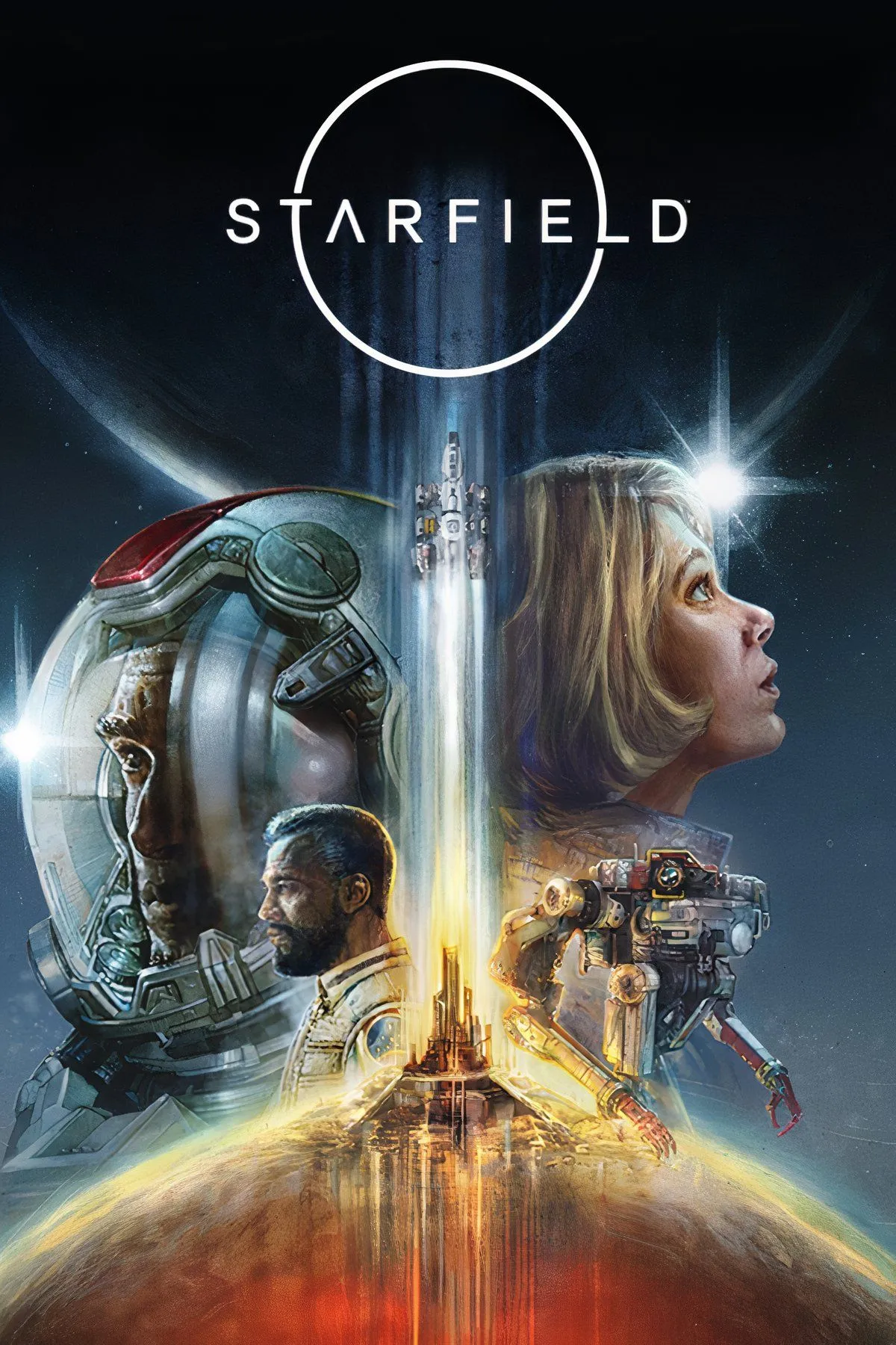 Một cảnh hành động mãn nhãn từ Starfield, thể hiện môi trường game rộng lớn và chi tiết
