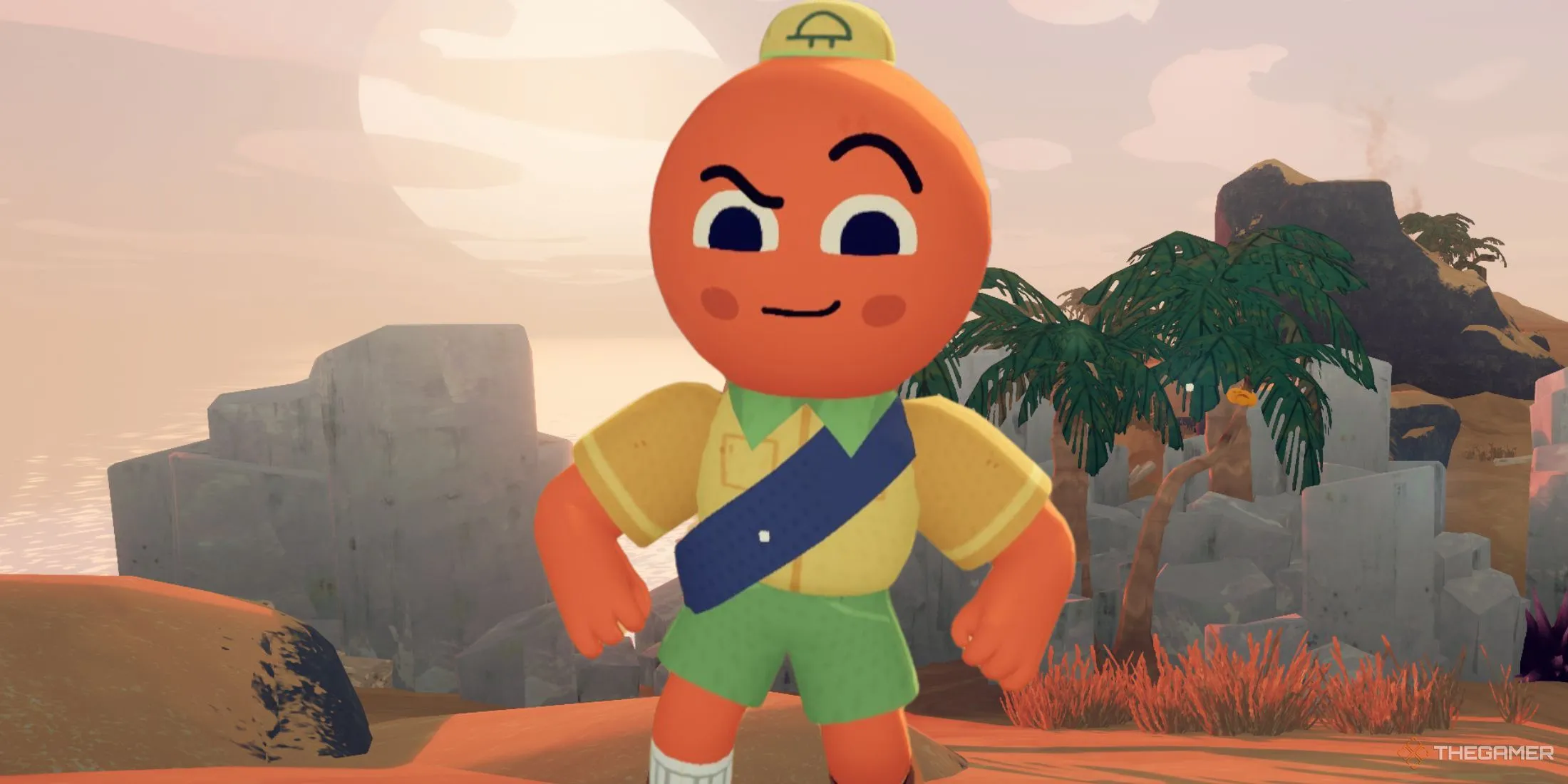 Một nhân vật game thủ tạo dáng trong Peak, đại diện cho những tựa game và studio độc lập đứng trước thách thức mới.