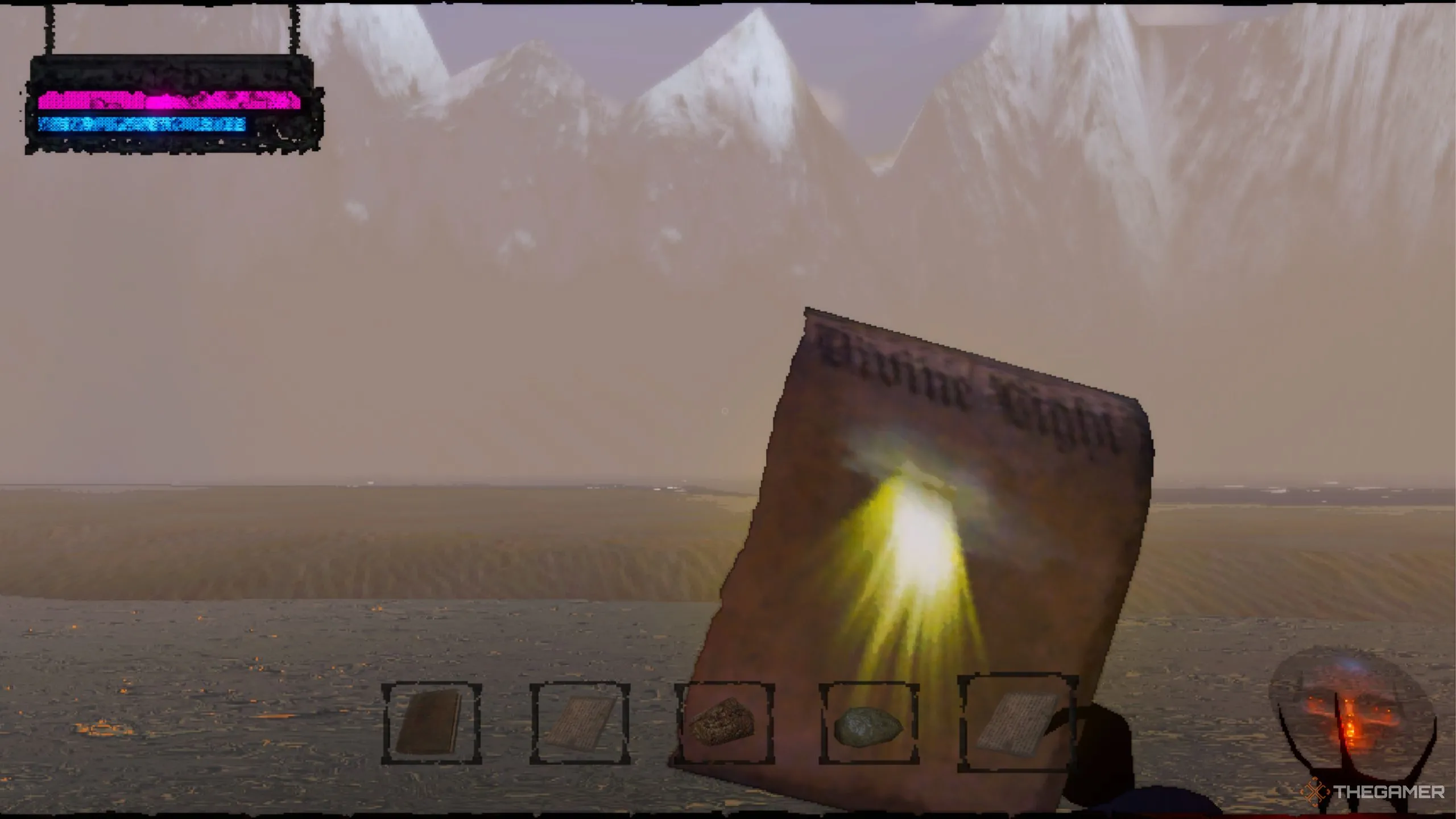 Phép thuật Divine Light giúp hồi máu cho đồng đội trong Mage Arena.