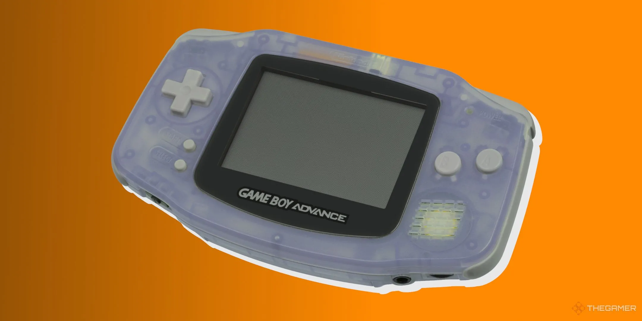 Thiết kế trong suốt ấn tượng của máy chơi game Game Boy Advance (GBA) phiên bản Crystal màu tím
