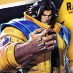 Wolverine trong Marvel Rivals với thẻ bảo vệ hạng, minh họa sự hiện diện của IP Marvel trong game hiện đại