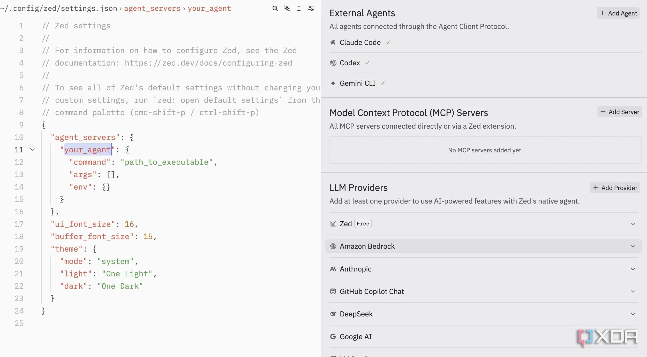 AI tích hợp trong Zed, hỗ trợ dự đoán mã và agent tác vụ