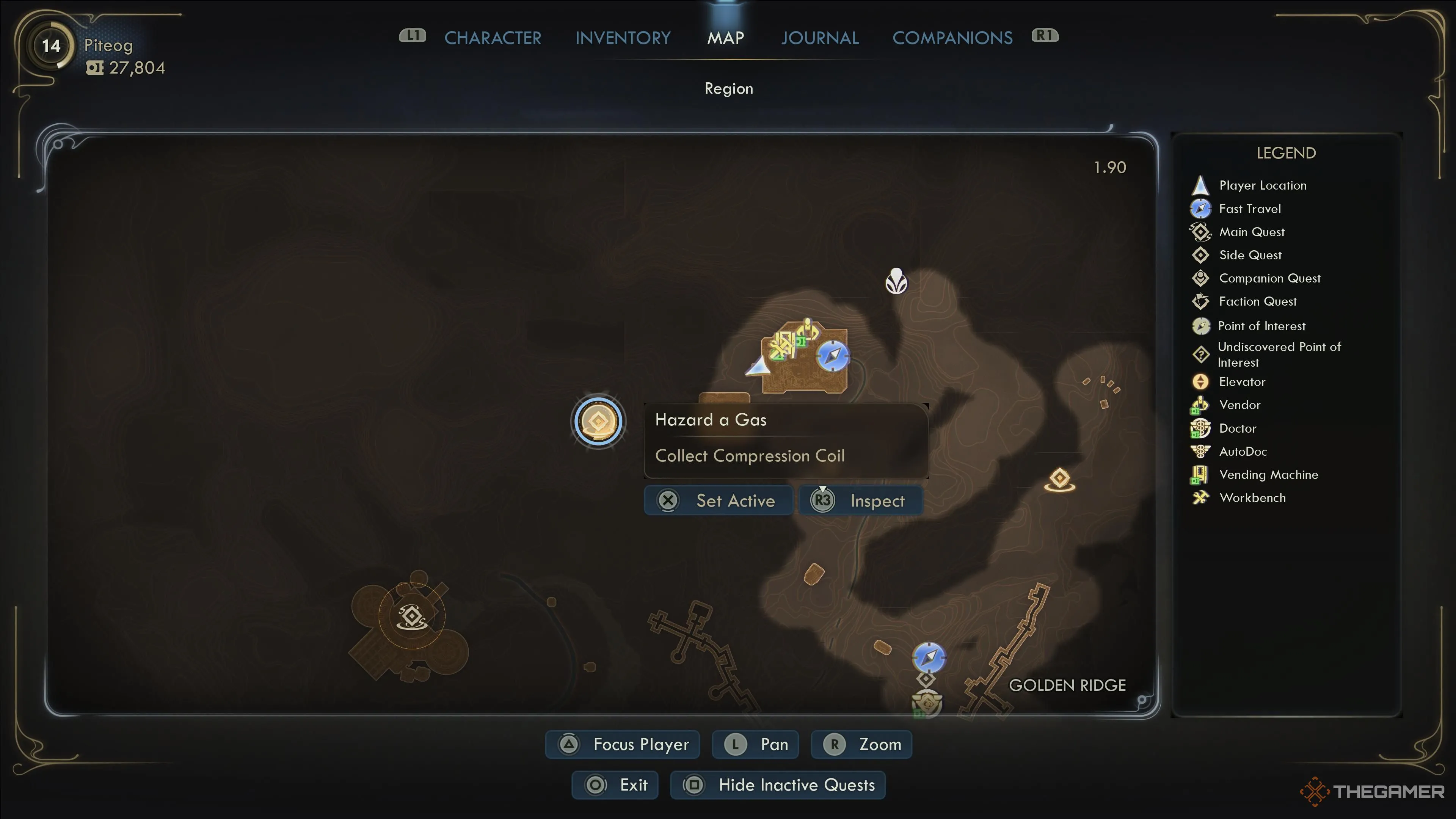 Bản đồ vị trí Drop Pod #4 và #5, chú ý mìn và mantisaur trong khu vực.