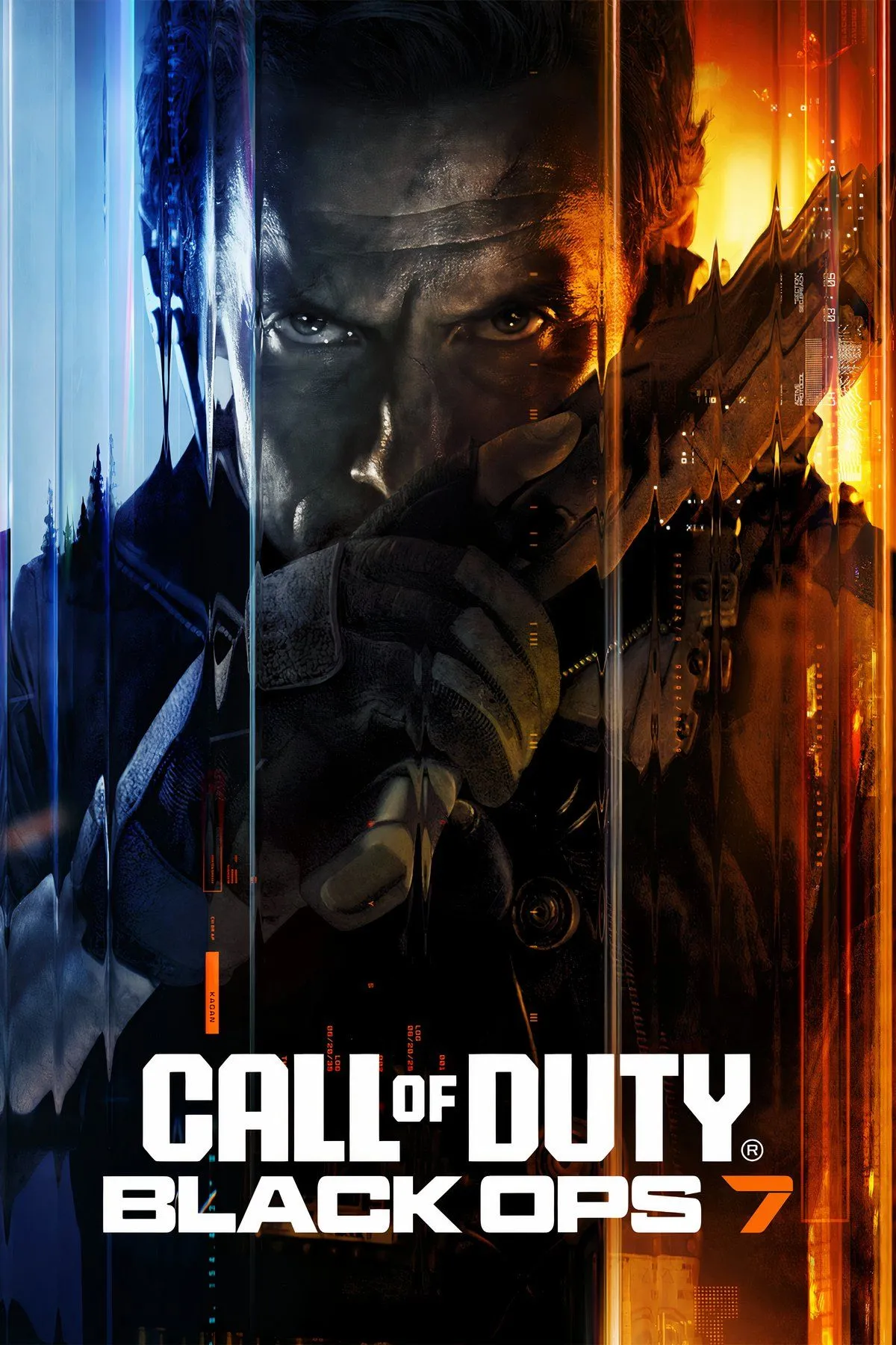 Bìa Black Ops 7 với logo và nghệ thuật chủ đề
