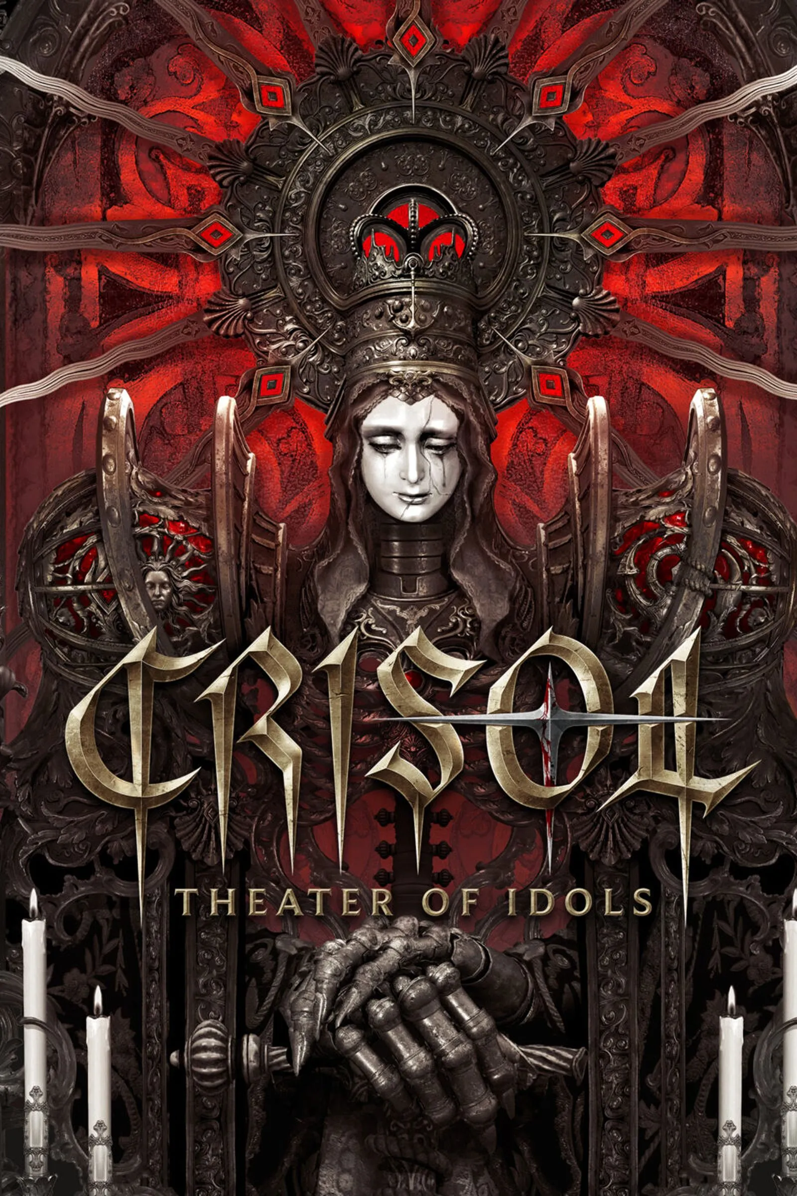 Bìa Crisol: Theater of Idols — logo và phong cách nghệ thuật của Vermila Studios