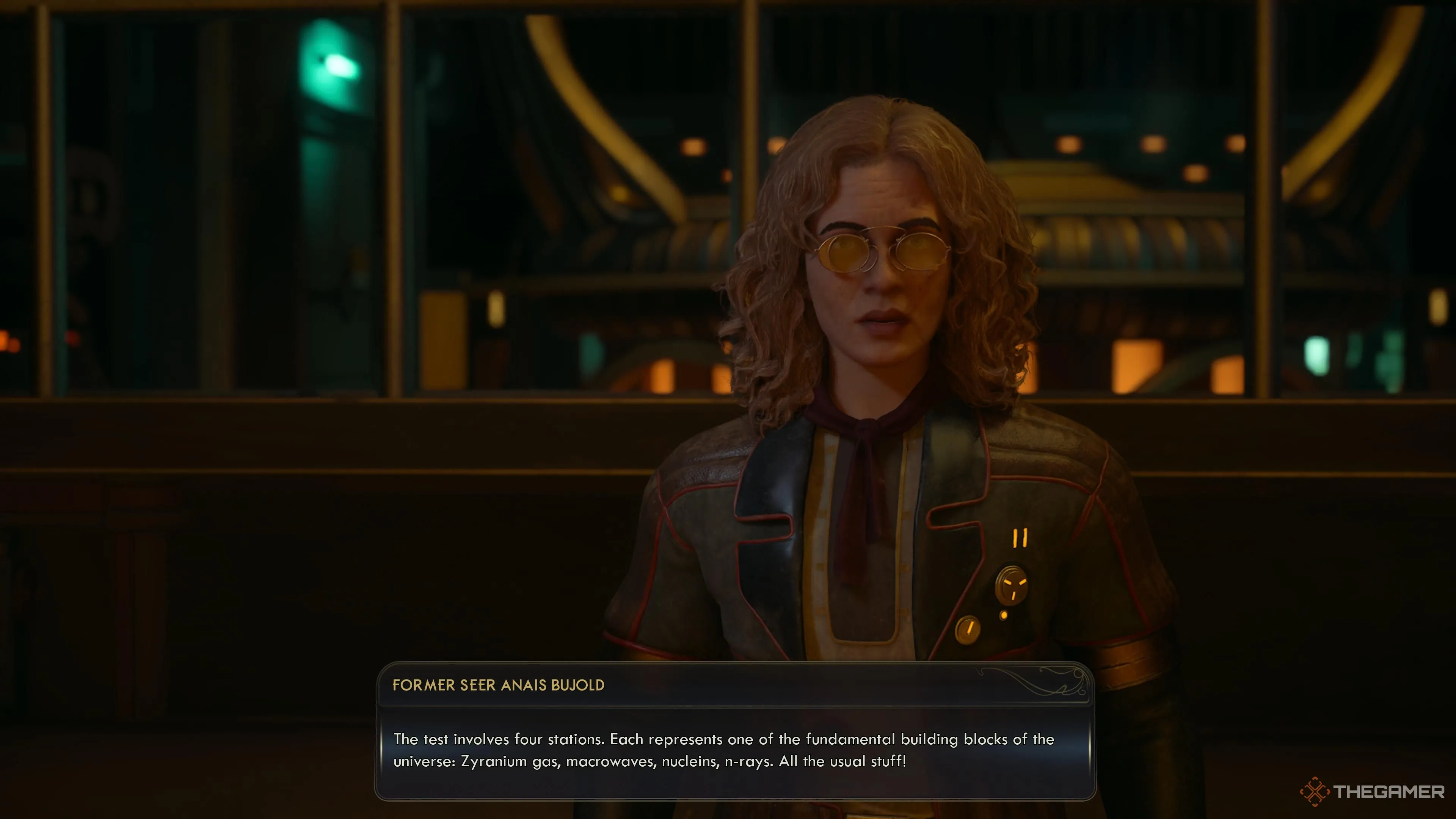 Bujold trình bày bốn thành phần chính của thí nghiệm tại Point Obviation