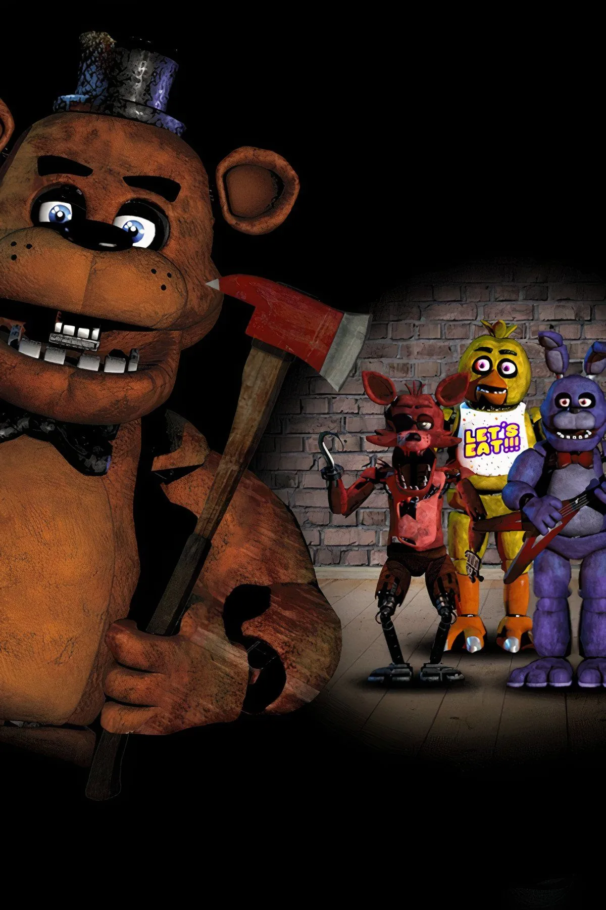 Five Nights at Freddy's: animatronics áp sát camera, biểu tượng jump scare văn hóa đại chúng