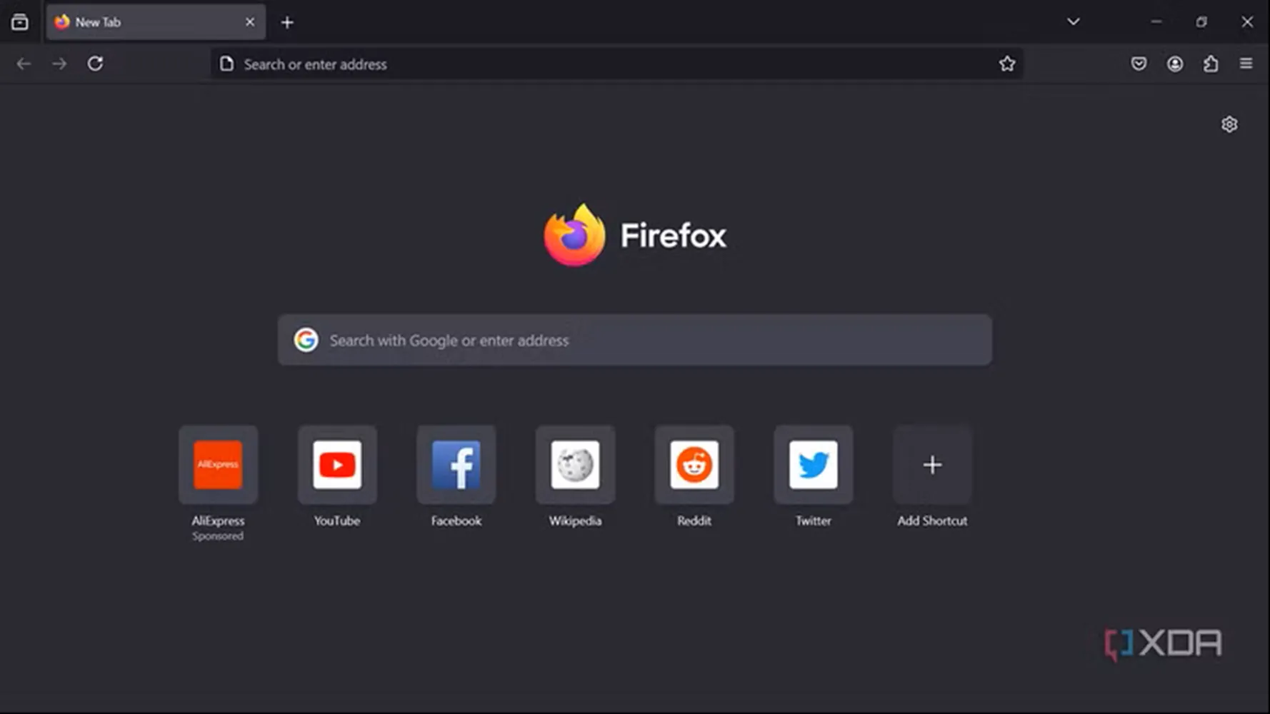 Giao diện Firefox Portable đang mở tab với thanh địa chỉ và extension
