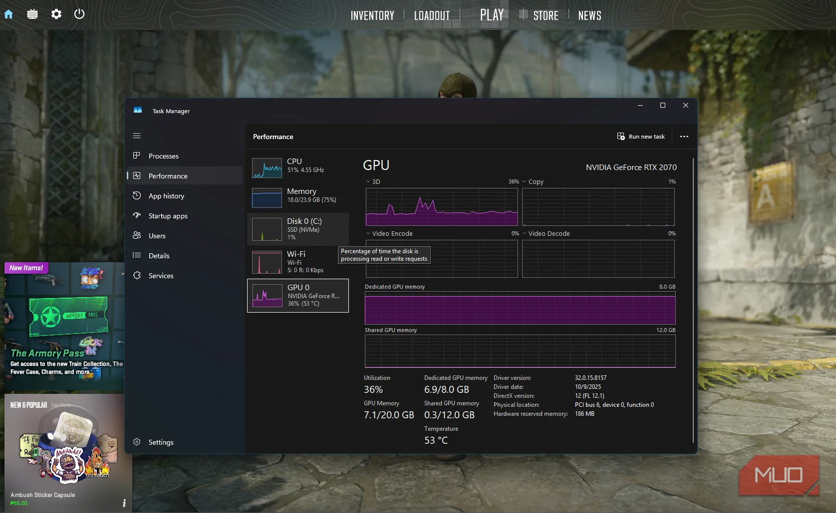 GPU chạy DSR/VSR làm tăng tải, ảnh hưởng hiệu năng