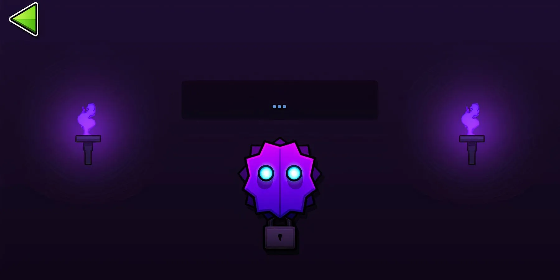 Hình ảnh minh họa The Wraith Vault trong Geometry Dash, nơi nhập mã nhận Mana Orb và phần thưởng