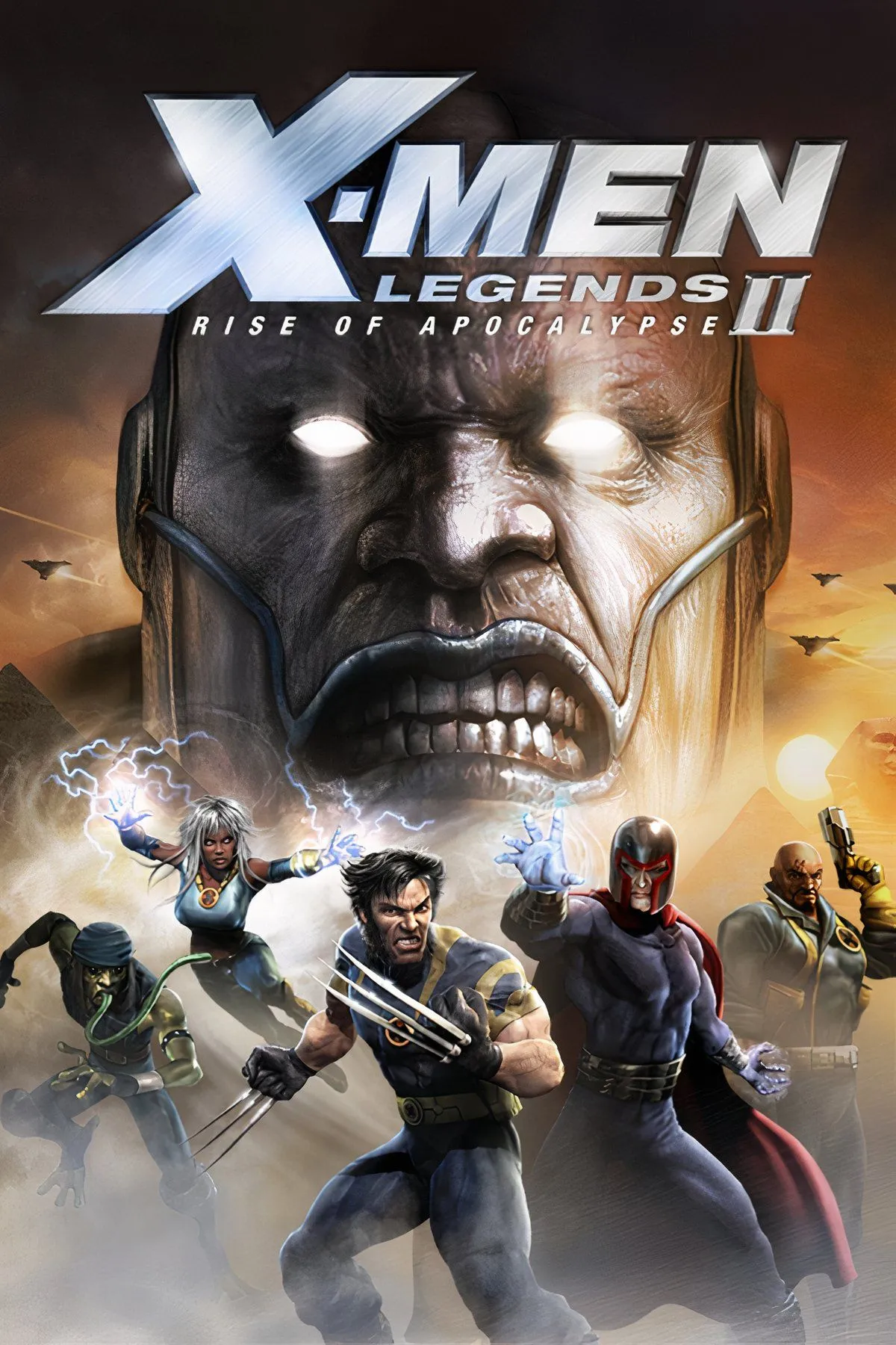 Hình cover X-Men Legends II với nhiều nhân vật X-Men hợp lực
