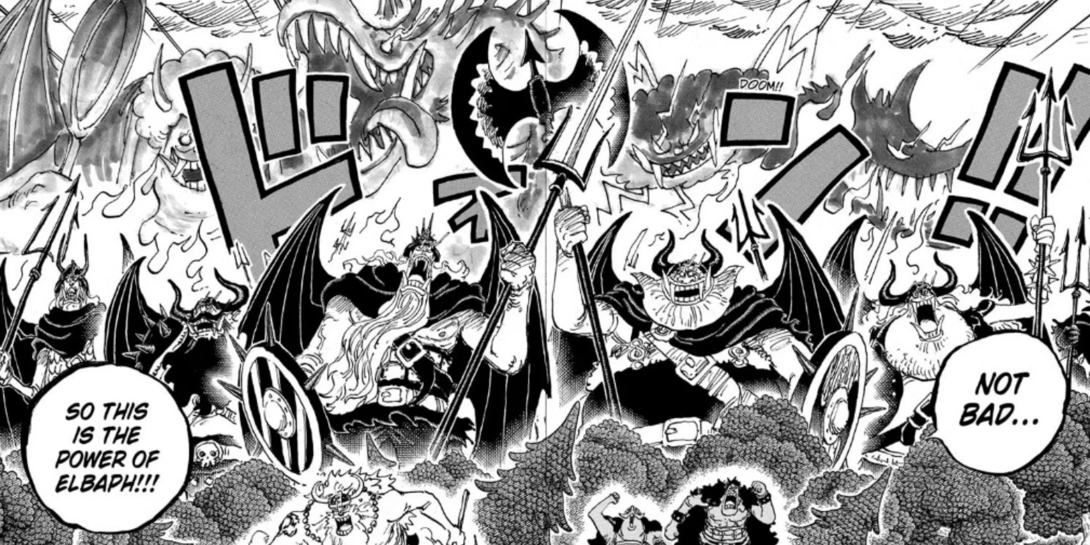 Imu hiện ra cùng những hình dạng quái vật khổng lồ trong fan leak và chương 1151