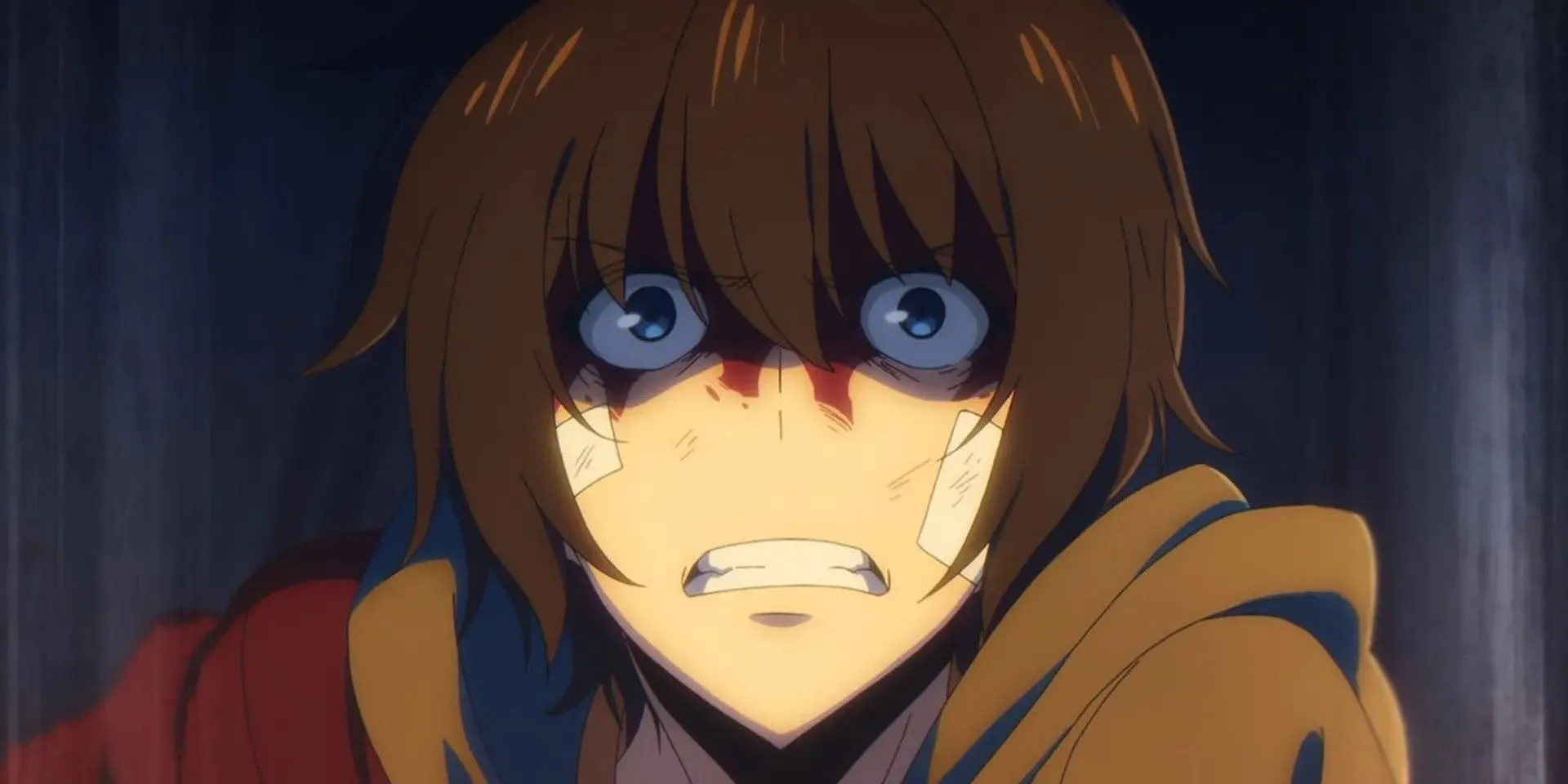 Jinwoo lo lắng trong phân cảnh cảm xúc của anime Solo Leveling