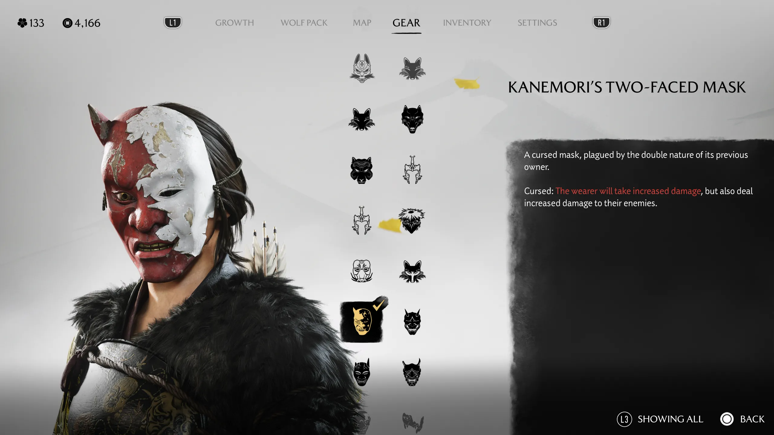 Kanemori's Two-Faced Mask và thương nhân lãng du xuất hiện ở trại khi dùng cơ chế cắm trại