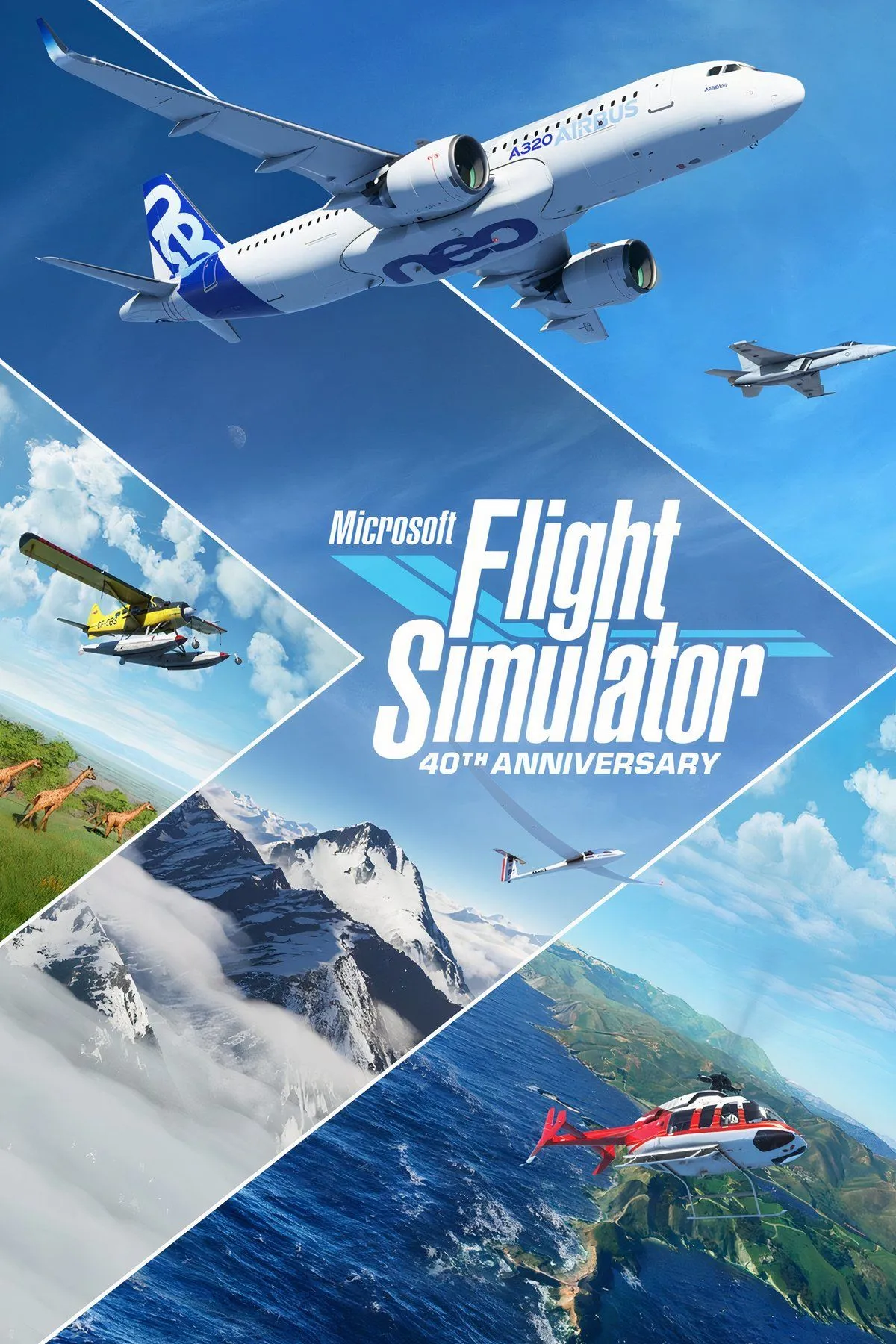 Khung cảnh bầu trời và tàu bay trong Microsoft Flight Simulator với đồ họa chân thực