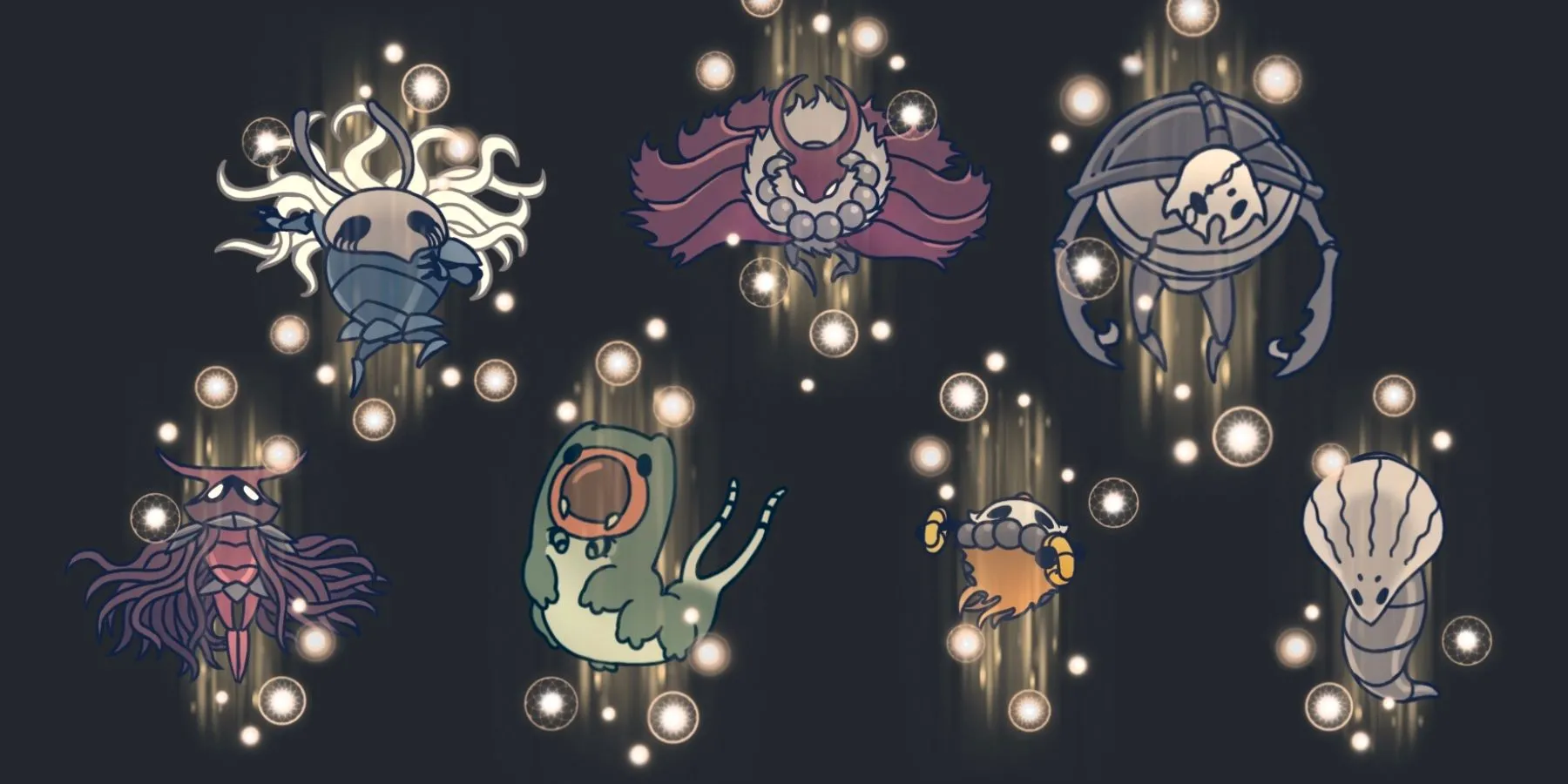 Last Stag ngồi canh một trạm Stag cổ giữa Hallownest