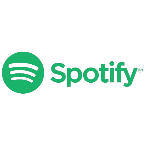 Logo Spotify trên nền trong suốt, biểu tượng nền tảng streaming âm nhạc phổ biến