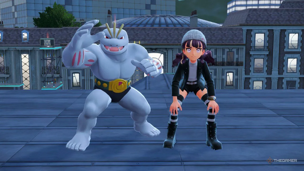 Machoke trong tư thế chiến đấu - TM Fighting minh họa