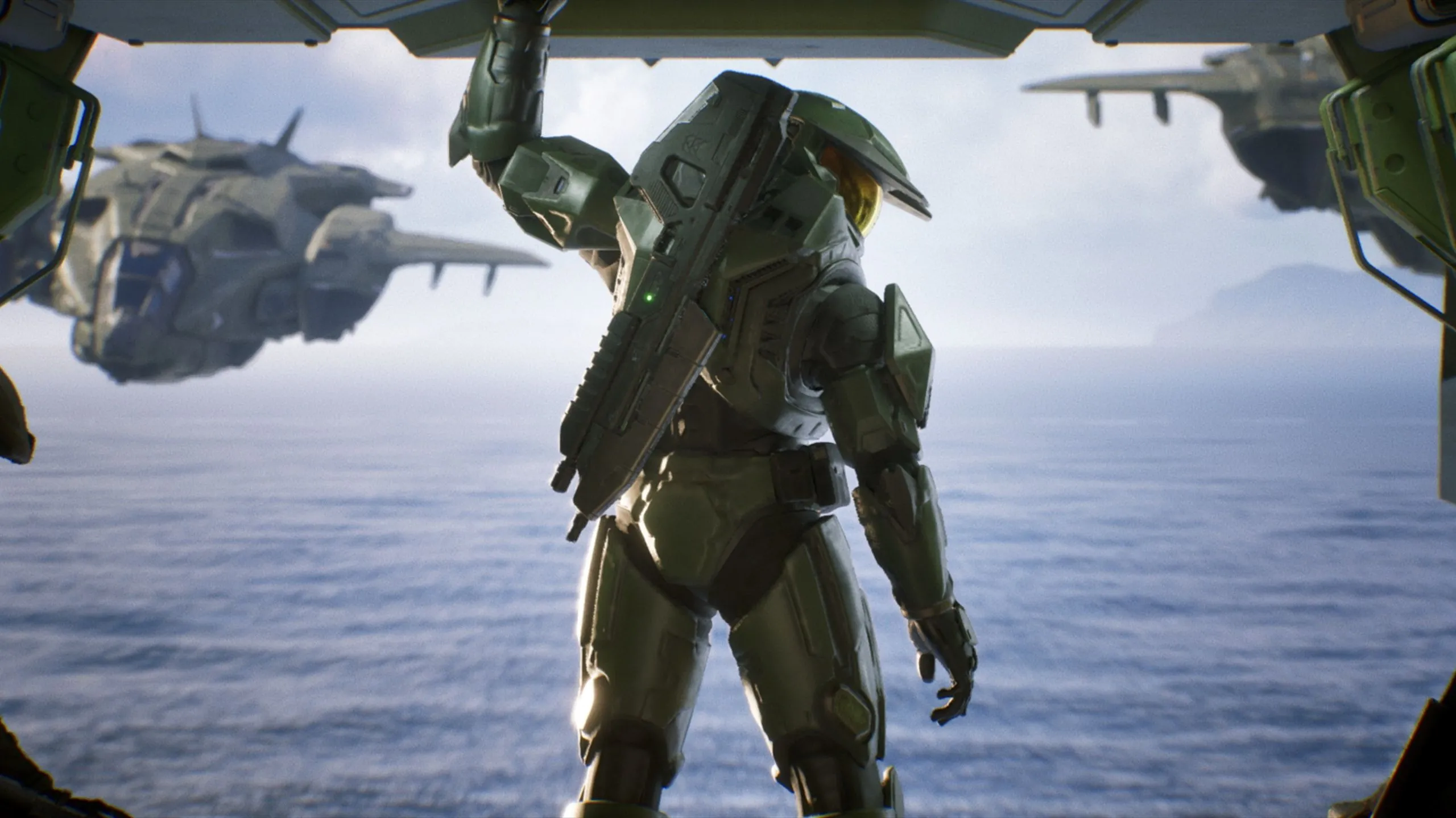 Master Chief trong Halo: Campaign Evolved, cảnh quay nhấn mạnh mối liên hệ với Sergeant Johnson trong tiền truyện mới
