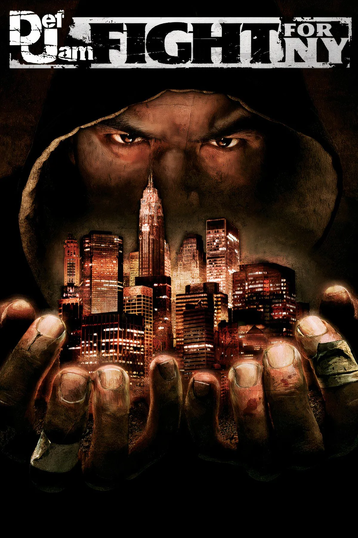Poster Def Jam: đấu trường hip-hop trên PS2 với tạo hình nhân vật