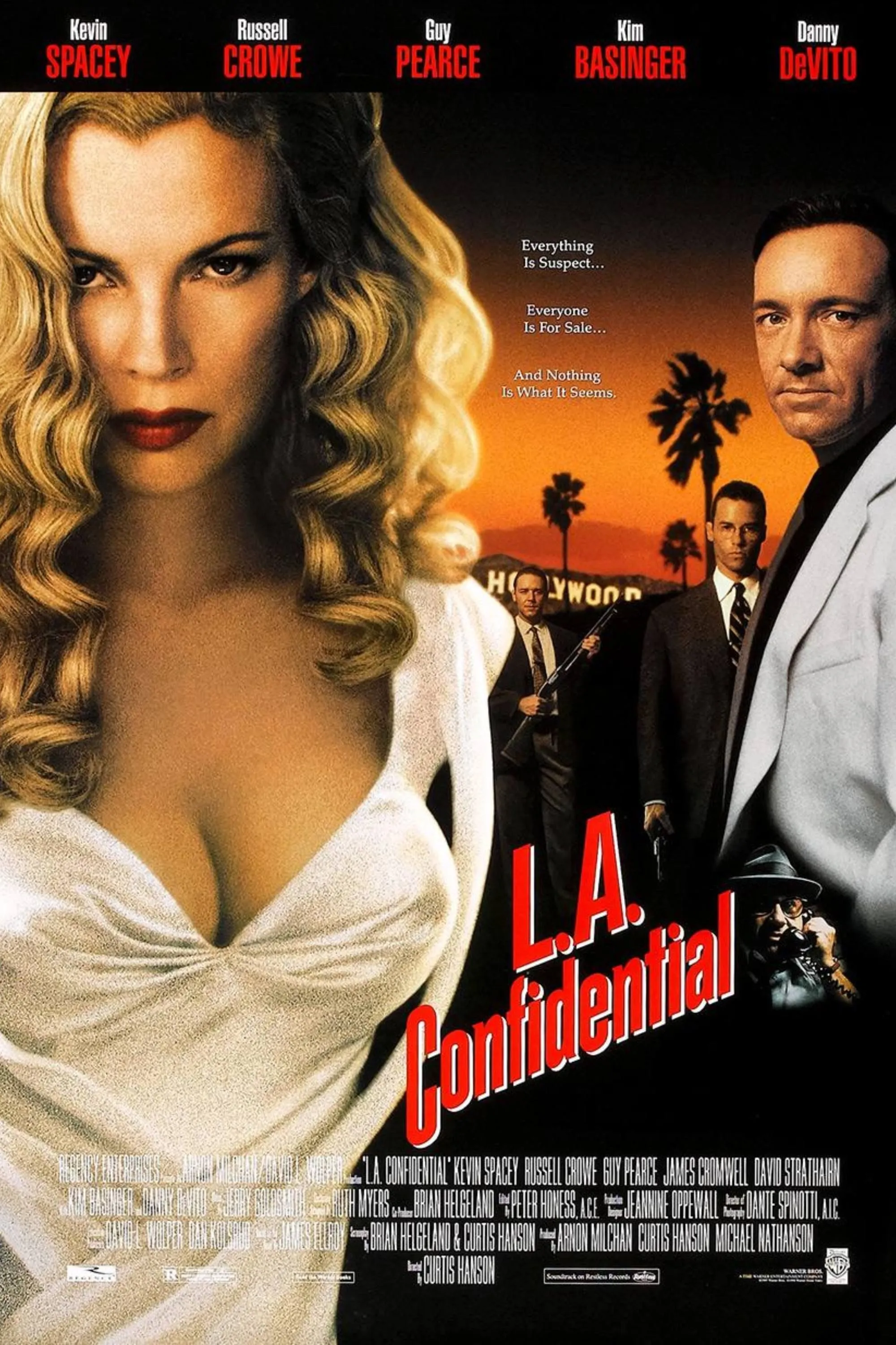 Poster L.A. Confidential (1997): bầu không khí neo-noir, bối cảnh Los Angeles thập niên 50