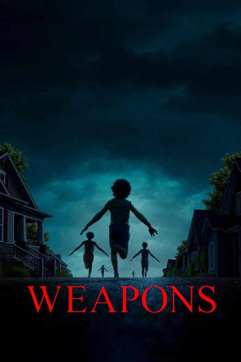 Poster phim Weapons 2025, kinh dị tâm lý trên HBO Max