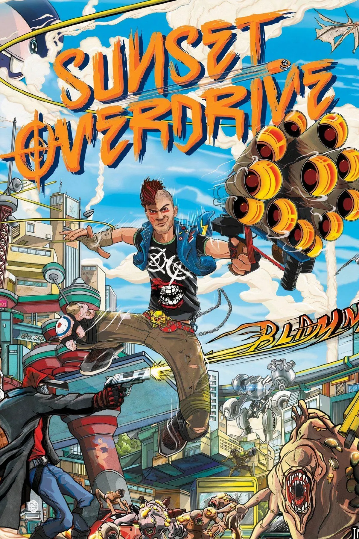 Sunset Overdrive - Grind và bounce khắp thành phố đầy màu sắc