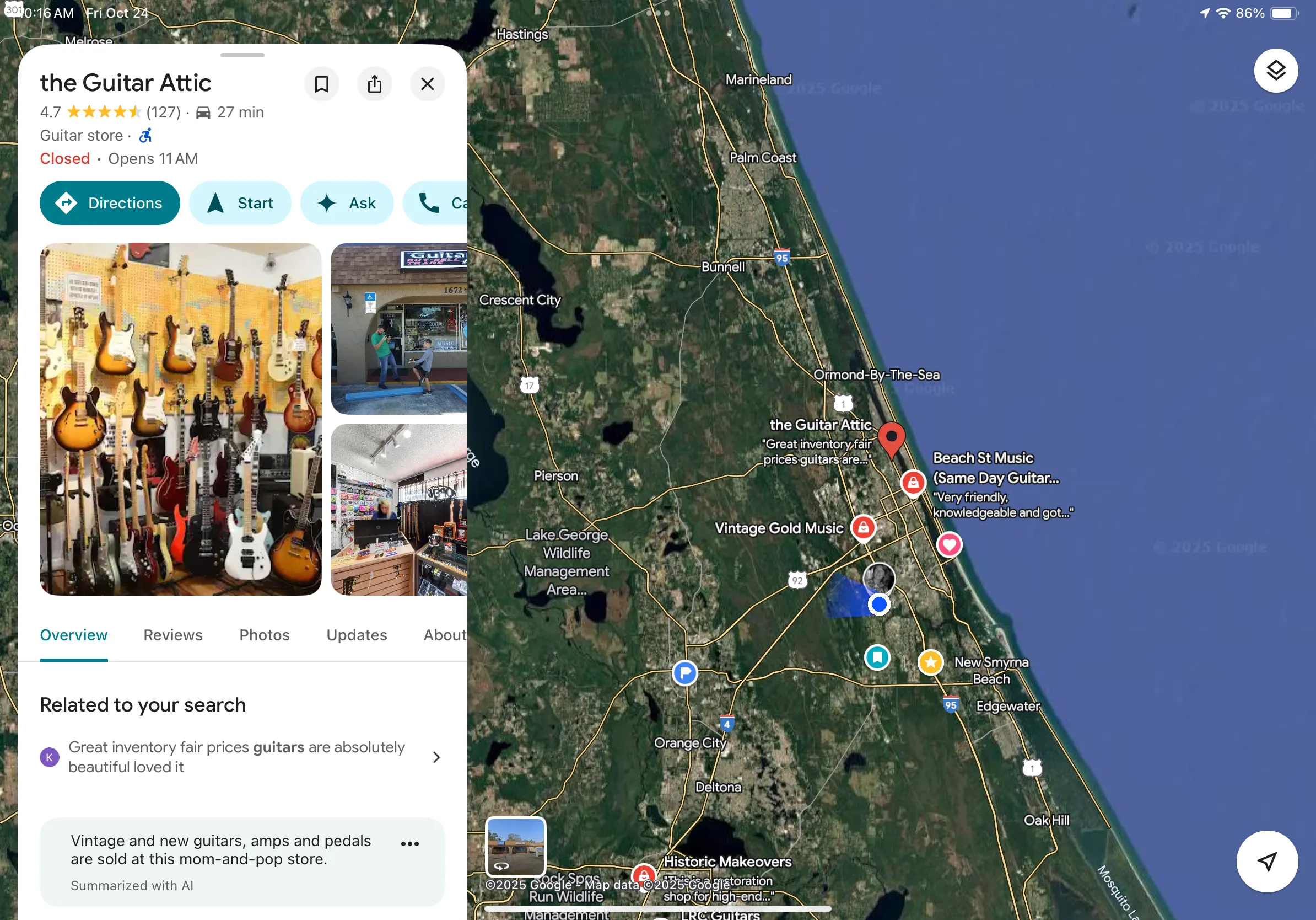 Thông tin doanh nghiệp hiển thị trên Google Maps, hữu ích khi tìm địa điểm sự kiện hoặc cửa hàng
