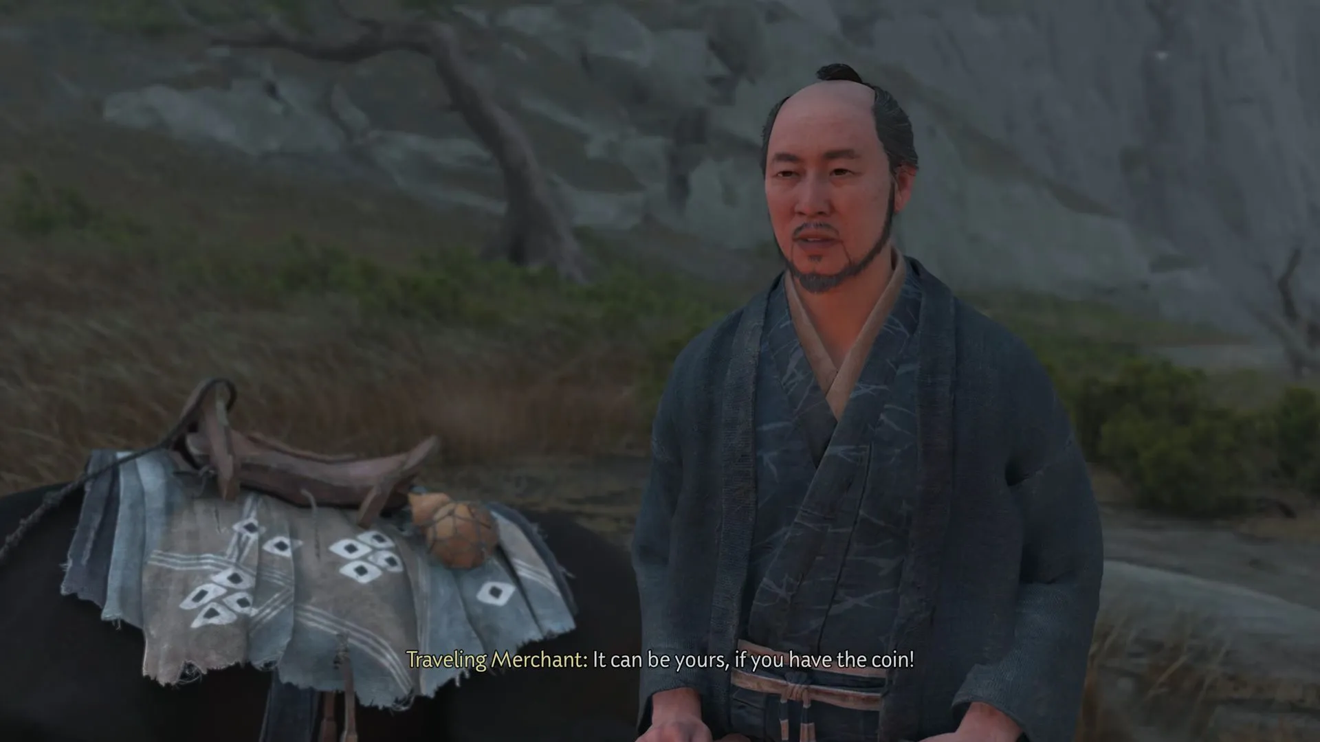 Thương nhân lãng du xuất hiện ở trại — cơ hội để mua mặt nạ hai mặt nếu may mắn